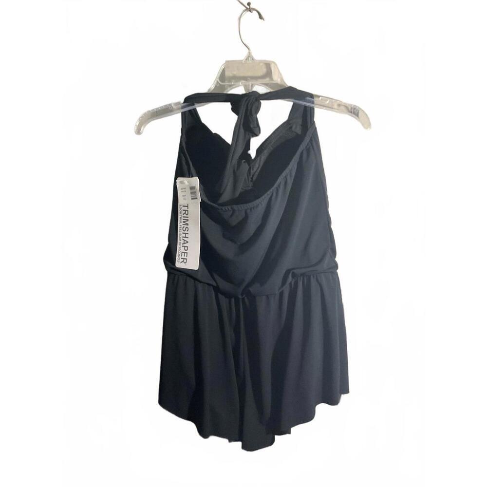 Trimsaver Women's Black Summer Swimsuit  Size 12 NWT - Picture 4 of 12